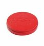 Nut - Enddeckel, geschlossen, RAL3000 rot, DN25, (33,7mm)