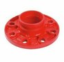 Nut - Flanschadapter, 321G DN 50 RAL3000 rot, (60,3mm)